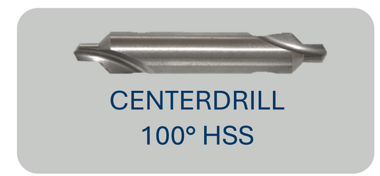 Centerdrill 100° HSS