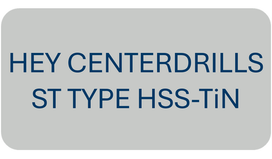 Hey Centerdrills ST Type HSS-TiN