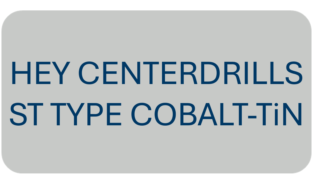 Hey Centerdrills ST Type COBALT-TiN