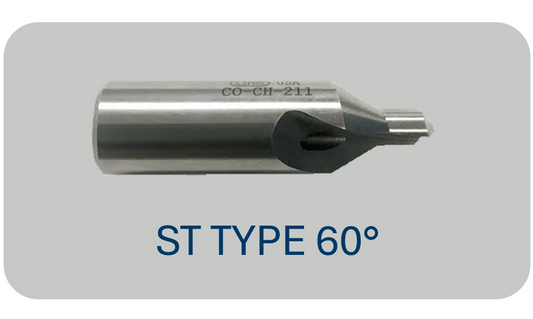 Single-End Thru-Tool Cooling (TTC) Drill ST TYPE 60°