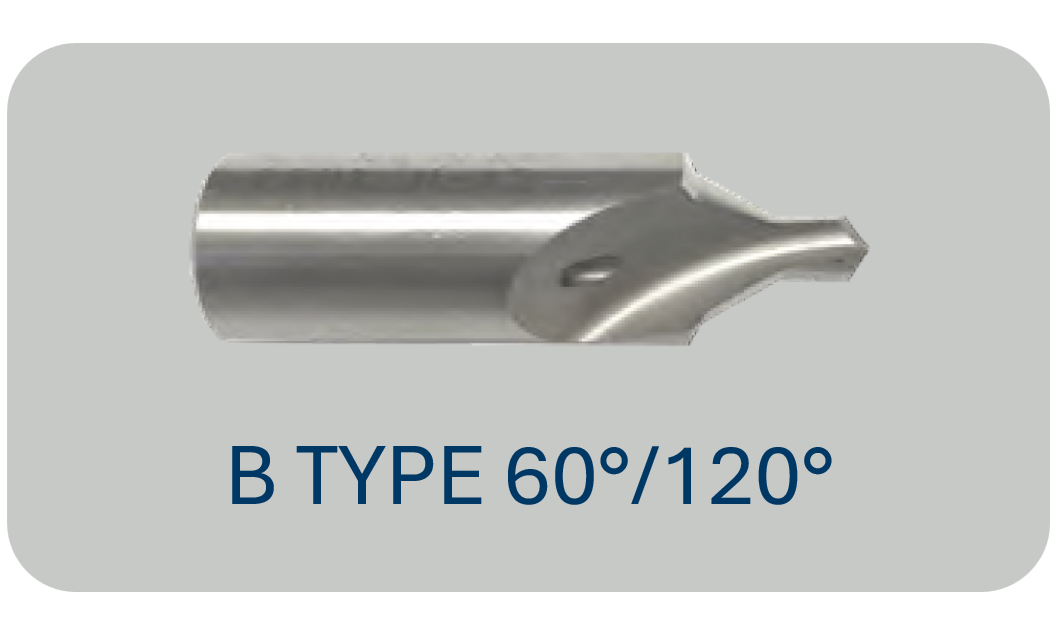Single-End Thru-Tool Cooling (TTC) Drill B TYPE 60°/120°