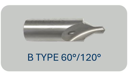 Single-End Thru-Tool Cooling (TTC) Drill B TYPE 60°/120°