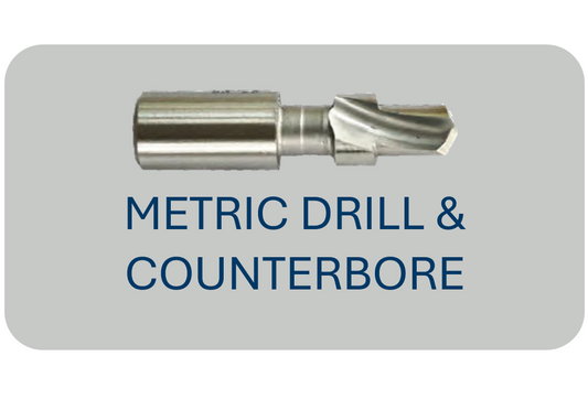 Metric Drill and Counterbores