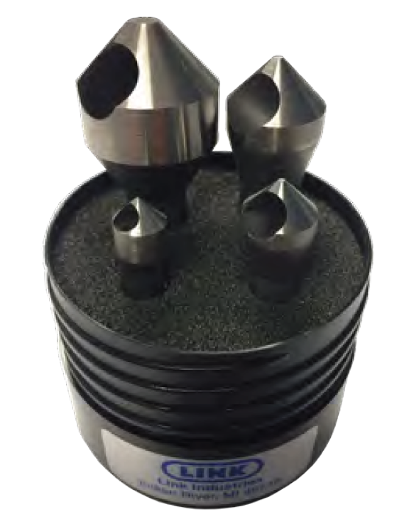 No Flute Countersink and Deburrs Set