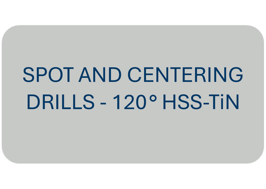 Spot and Centering Drills - 120° HSS-TiN