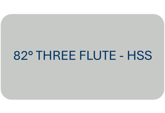 82° Three Flute - HSS