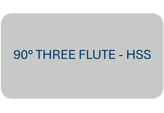 90° Three Flute - HSS