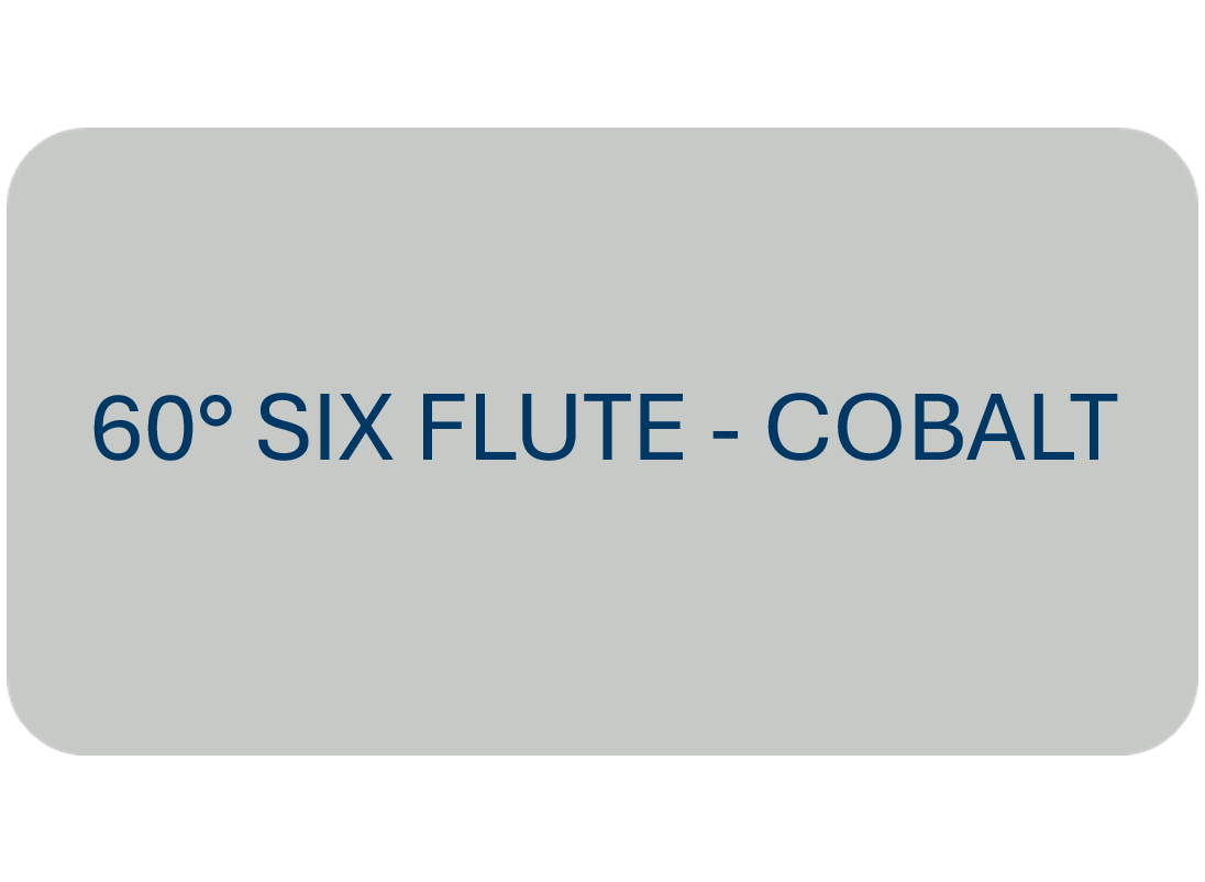 60° Six Flute - COBALT