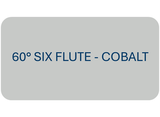 60° Six Flute - COBALT