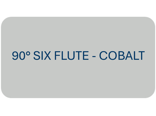 90° Six Flute - COBALT