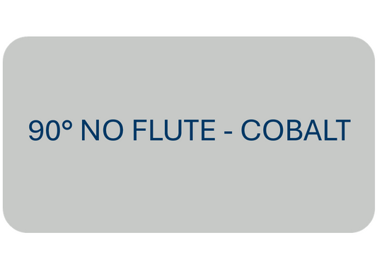 90° No Flute - COBALT