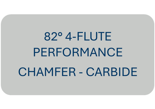 82° 4-Flute Performance Chamfer - Carbide